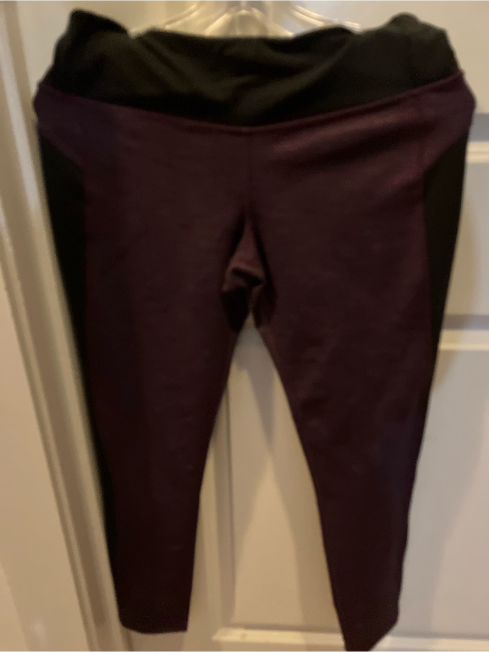 Kirkland Signature burgundy and Black Women’s Active Leggings